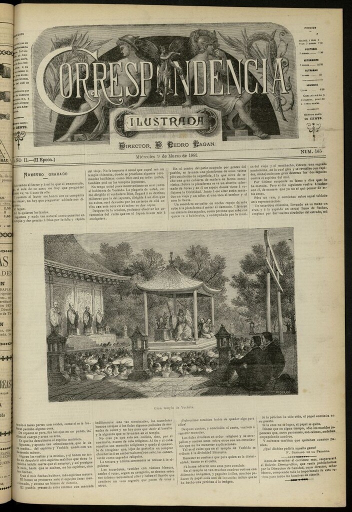 Miniatura de La Correspondencia Ilustrada del 9 de marzo de 1881, nº 165