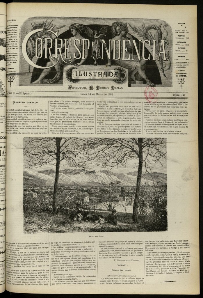 Miniatura de La Correspondencia Ilustrada del 14 de marzo de 1881, nº 169