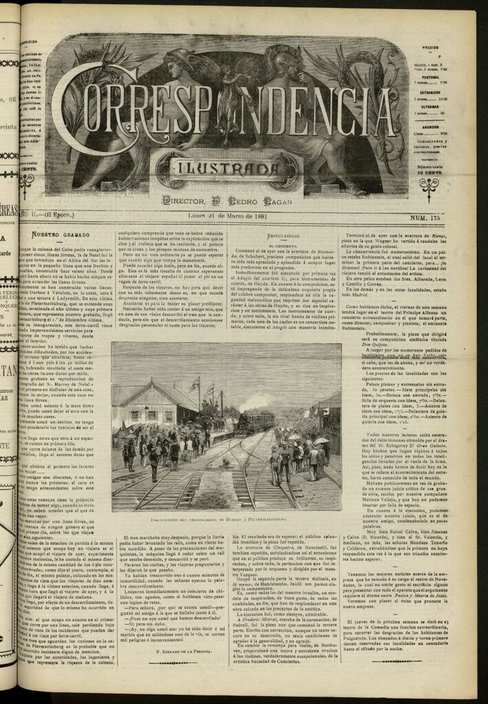 Miniatura de La Correspondencia Ilustrada del 21 de marzo de 1881, nº 175