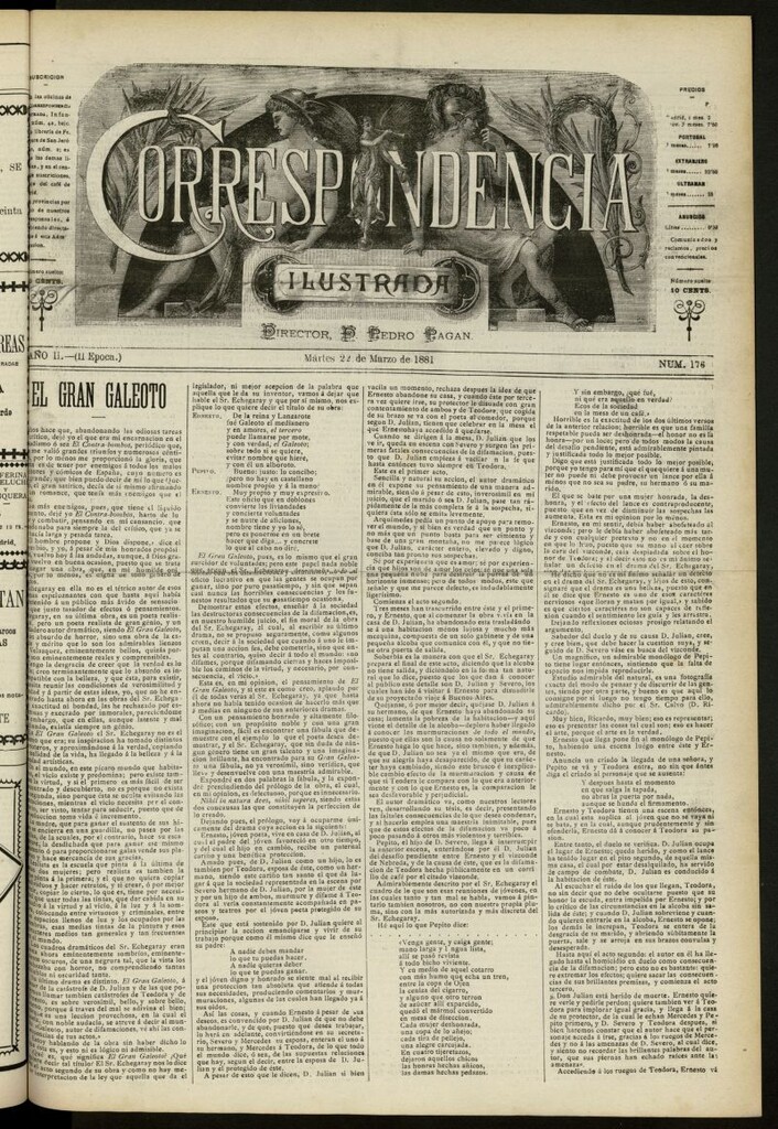 Miniatura de La Correspondencia Ilustrada del 22 de marzo de 1881, nº 176