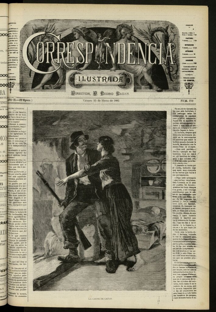 Miniatura de La Correspondencia Ilustrada del 25 de marzo de 1881, nº 179