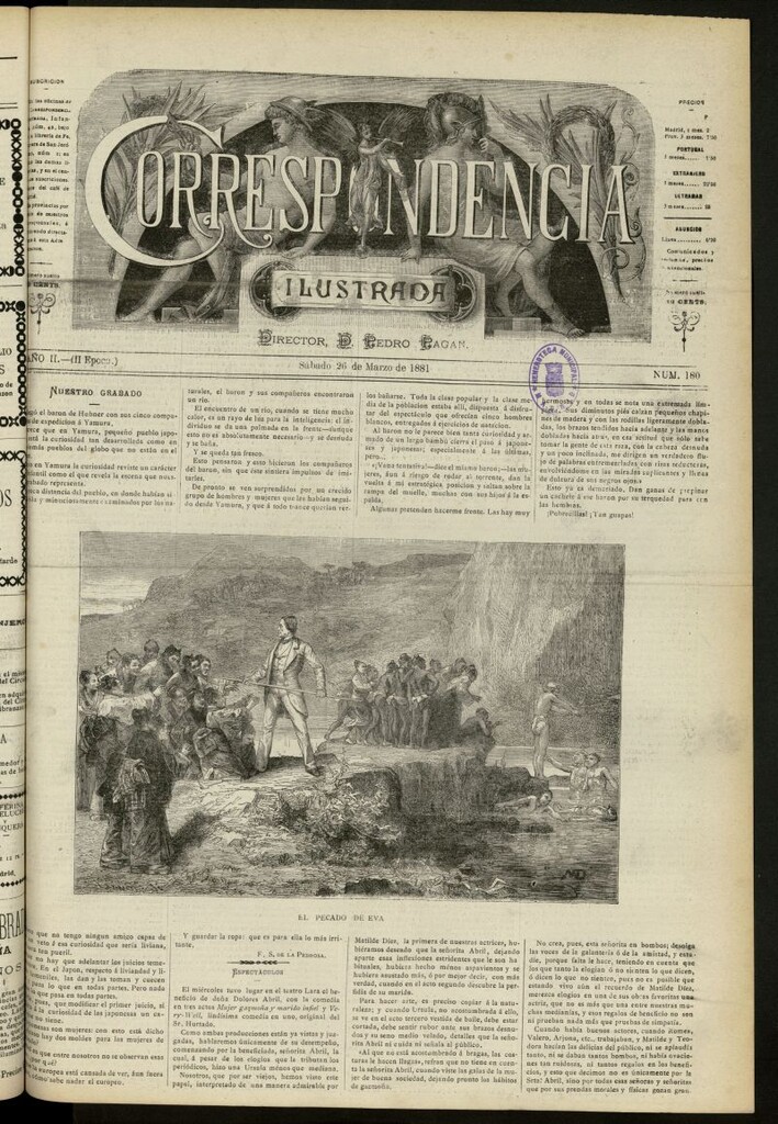 Miniatura de La Correspondencia Ilustrada del 26 de marzo de 1881, nº 180