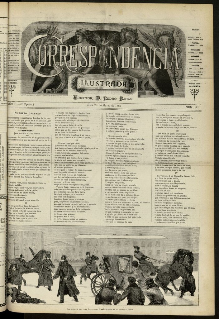 Miniatura de La Correspondencia Ilustrada del 28 de marzo de 1881, nº 181