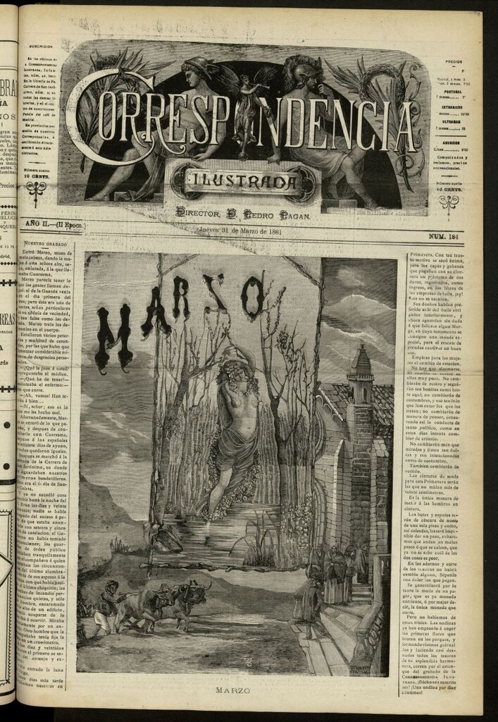Miniatura de La Correspondencia Ilustrada del 31 de marzo de 1881, nº 184