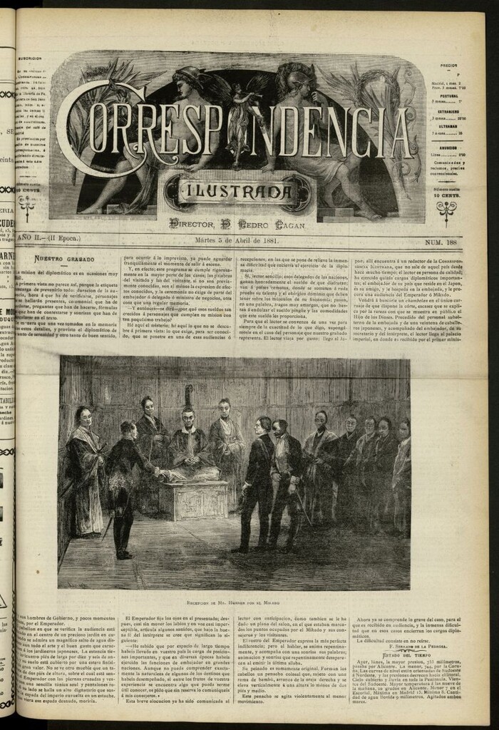 Miniatura de La Correspondencia Ilustrada del 5 de abril de 1881, nº 188