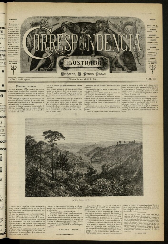 Miniatura de La Correspondencia Ilustrada del 12 de abril de 1881, nº 194