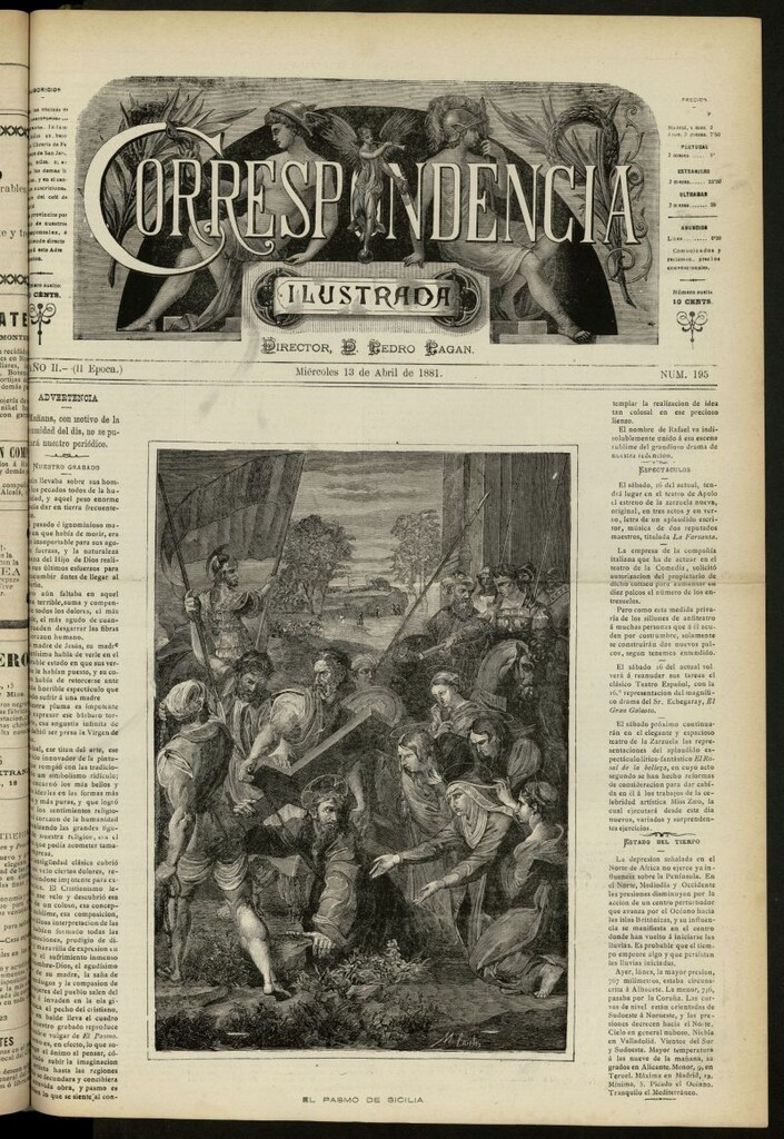Miniatura de La Correspondencia Ilustrada del 13 de abril de 1881, nº 195