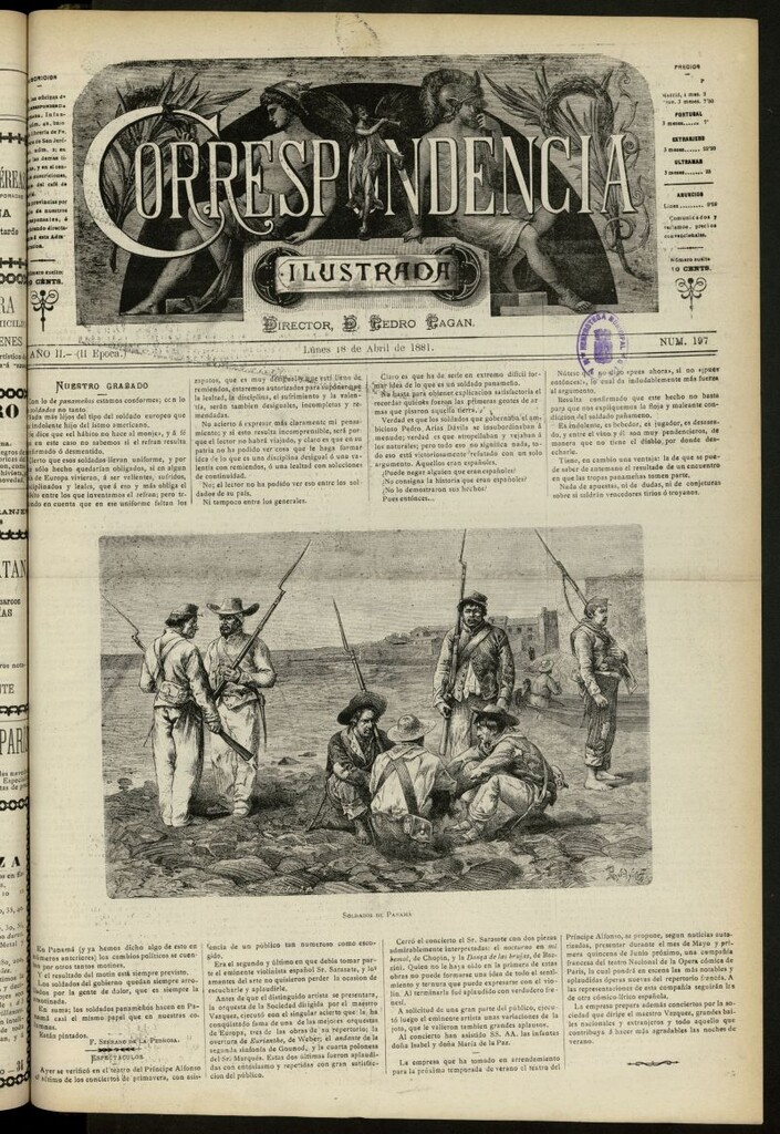 Miniatura de La Correspondencia Ilustrada del 18 de abril de 1881, nº 197