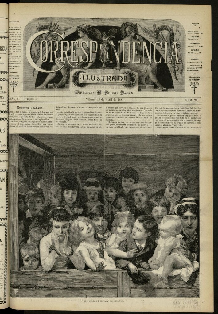 Miniatura de La Correspondencia Ilustrada del 22 de abril de 1881, nº 201