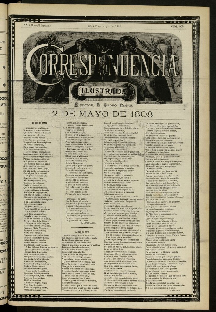 Miniatura de La Correspondencia Ilustrada del 2 de mayo de 1881, nº 209