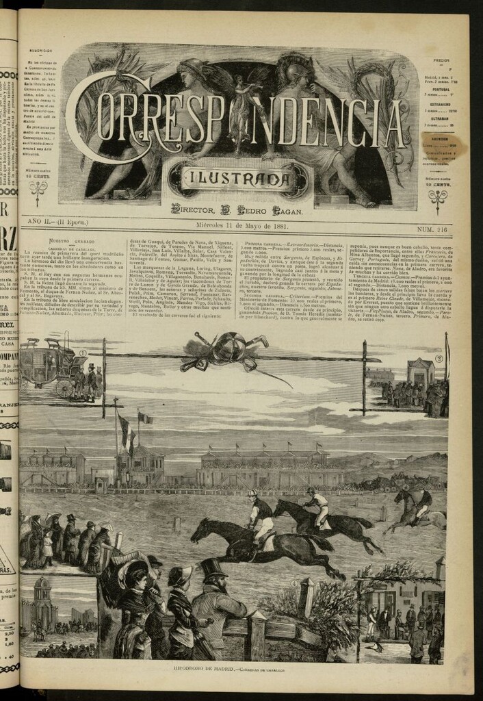 Miniatura de La Correspondencia Ilustrada del 11 de mayo de 1881, nº 216