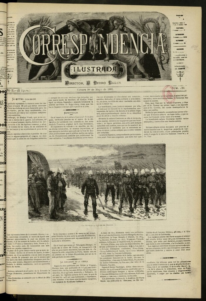 Miniatura de La Correspondencia Ilustrada del 20 de mayo de 1881, nº 224