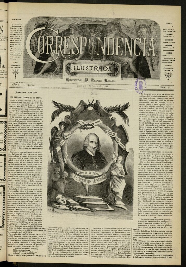 Miniatura de La Correspondencia Ilustrada del 24 de mayo de 1881, nº 227