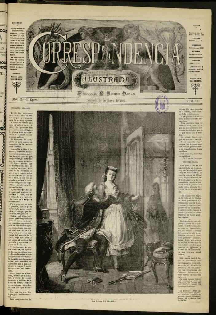 Miniatura de La Correspondencia Ilustrada del 28 de mayo de 1881, nº 231