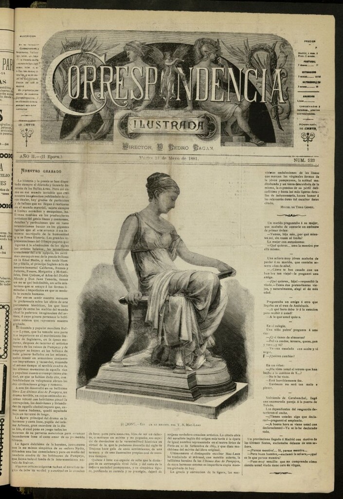 Miniatura de La Correspondencia Ilustrada del 31 de mayo de 1881, nº 233