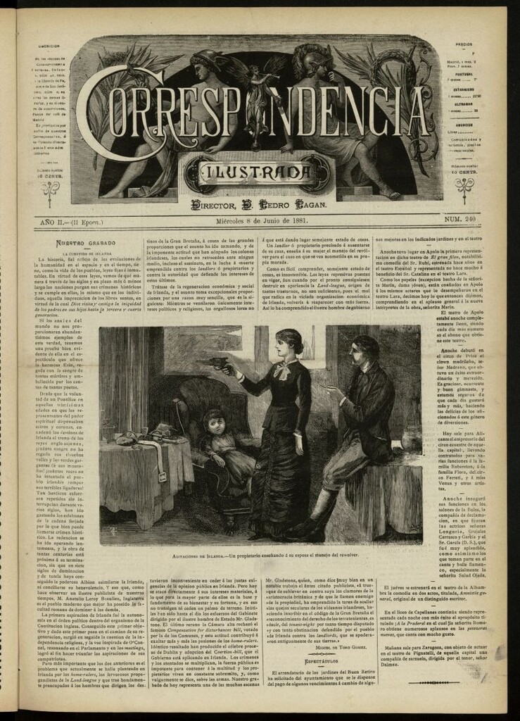 Miniatura de La Correspondencia Ilustrada del 8 de junio de 1881, nº 240
