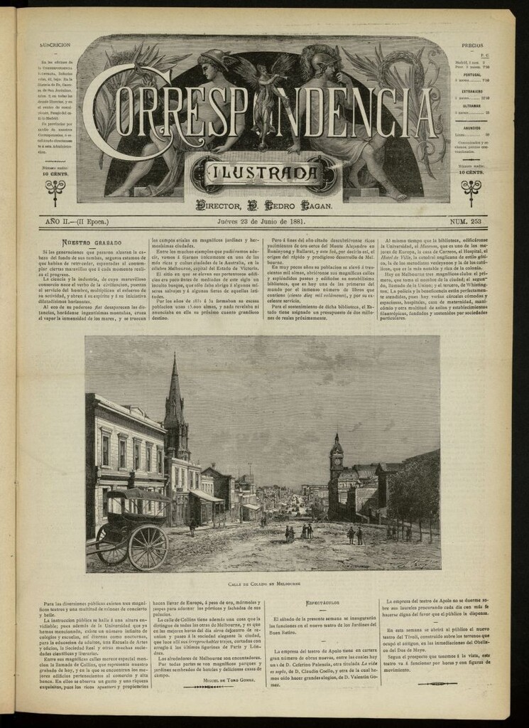 Miniatura de La Correspondencia Ilustrada del 23 de junio de 1881, nº 253