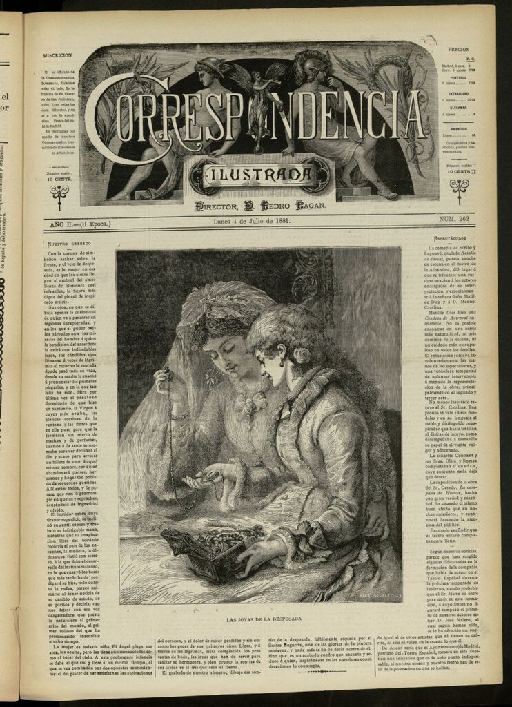Miniatura de La Correspondencia Ilustrada del 4 de julio de 1881, nº 262