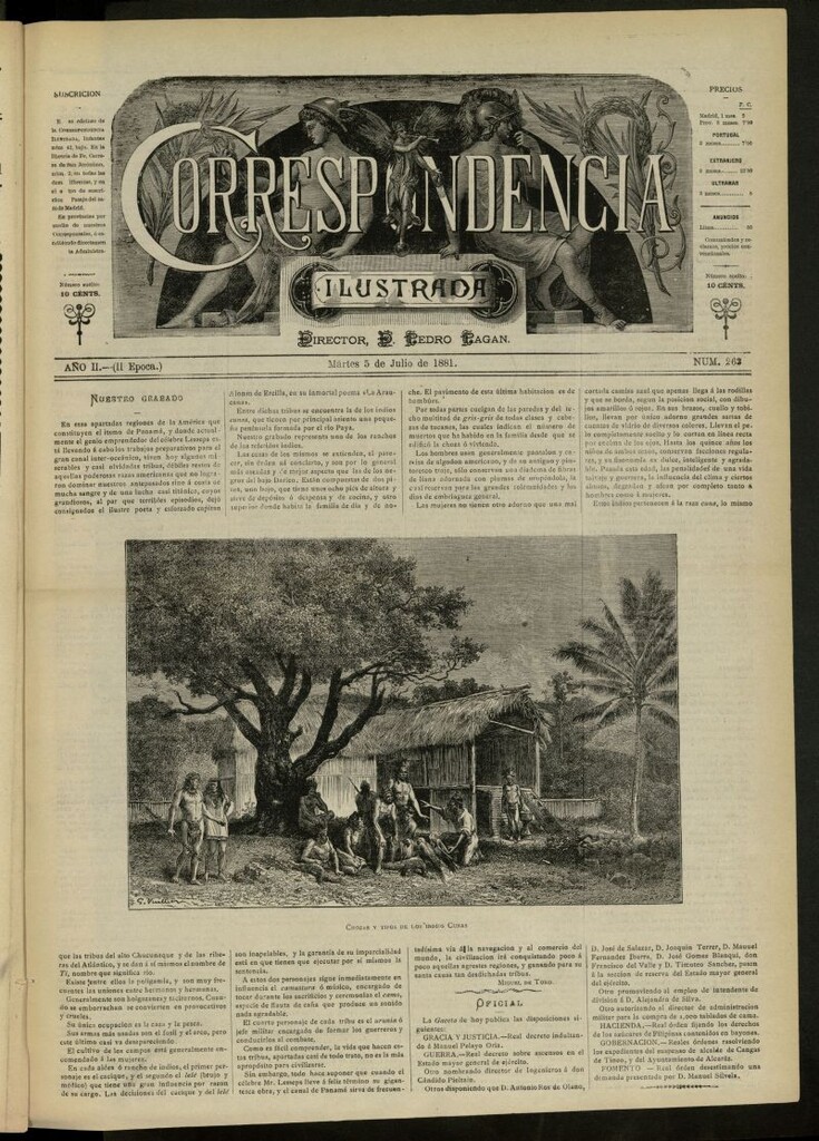 Miniatura de La Correspondencia Ilustrada del 5 de julio de 1881, nº 263