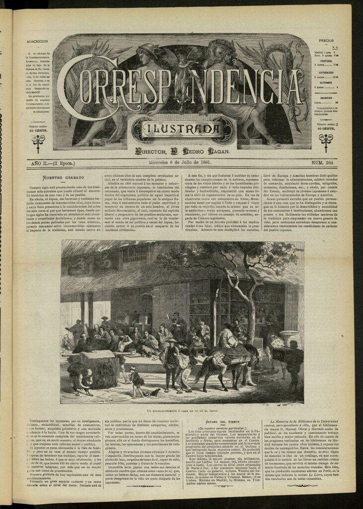 Miniatura de La Correspondencia Ilustrada del 6 de julio de 1881, nº 264
