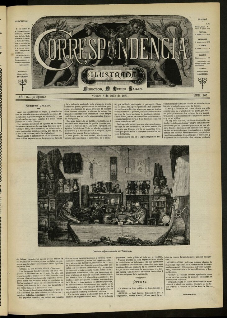 Miniatura de La Correspondencia Ilustrada del 8 de julio de 1881, nº 266