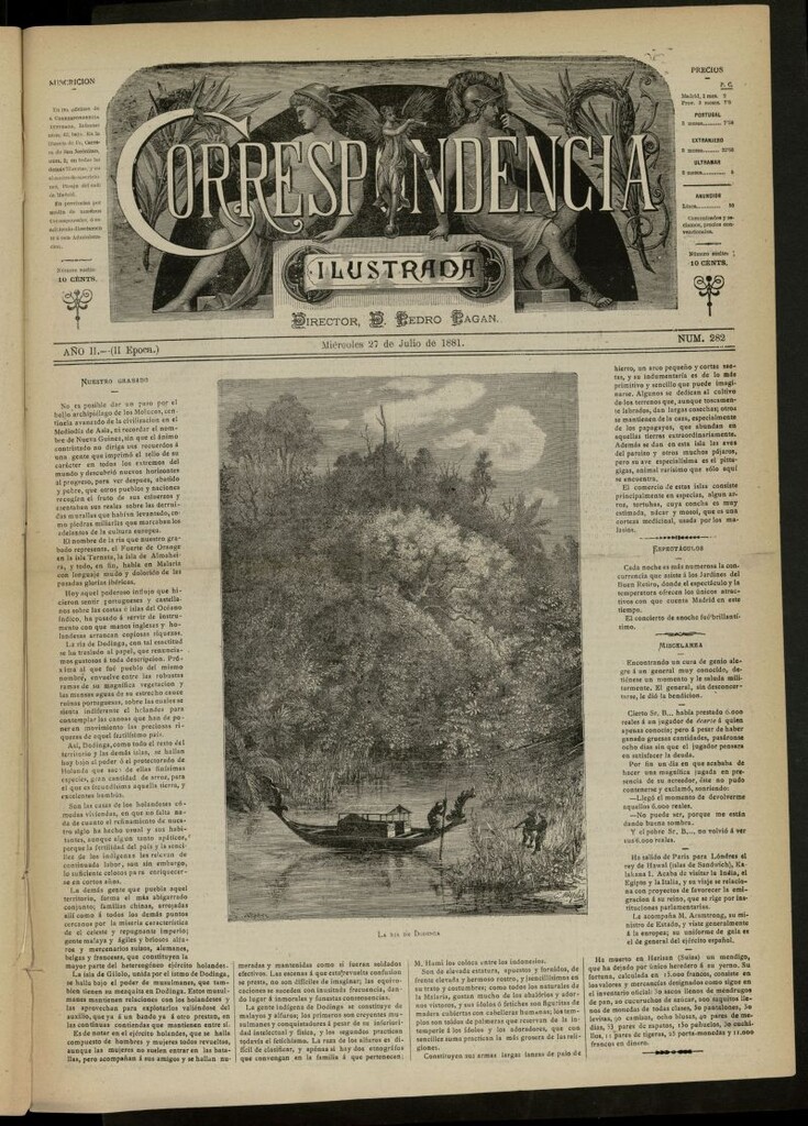 Miniatura de La Correspondencia Ilustrada del 27 de julio de 1881, nº 282