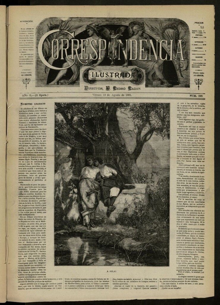 Miniatura de La Correspondencia Ilustrada del 12 de agosto de 1881, nº 295