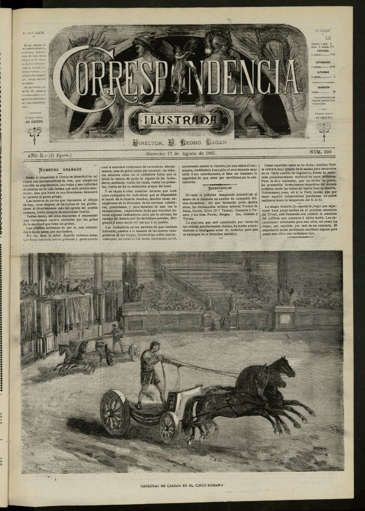 Miniatura de La Correspondencia Ilustrada del 17 de agosto de 1881, nº 299