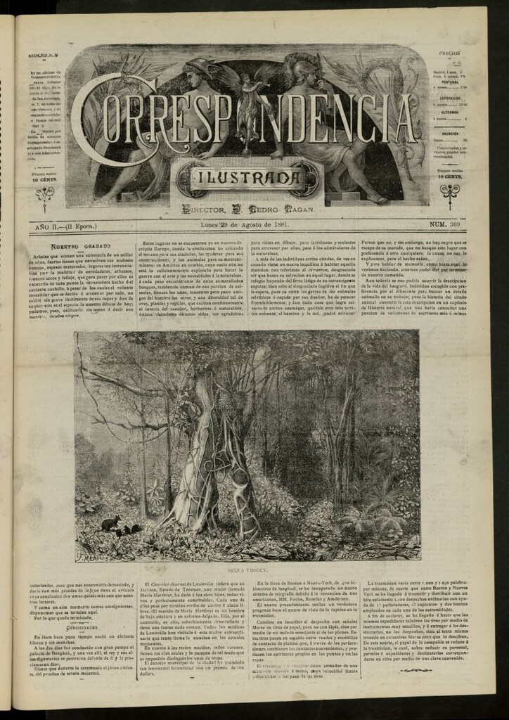 Miniatura de La Correspondencia Ilustrada del 29 de agosto de 1881, nº 309