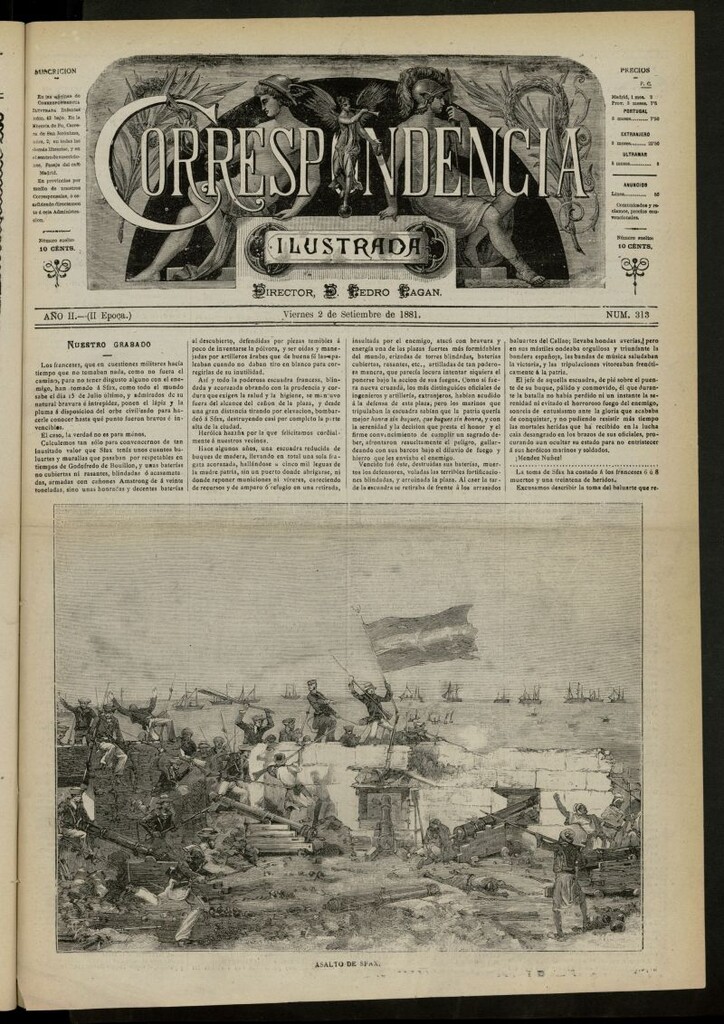Miniatura de La Correspondencia Ilustrada del 2 de septiembre de 1881, nº 313