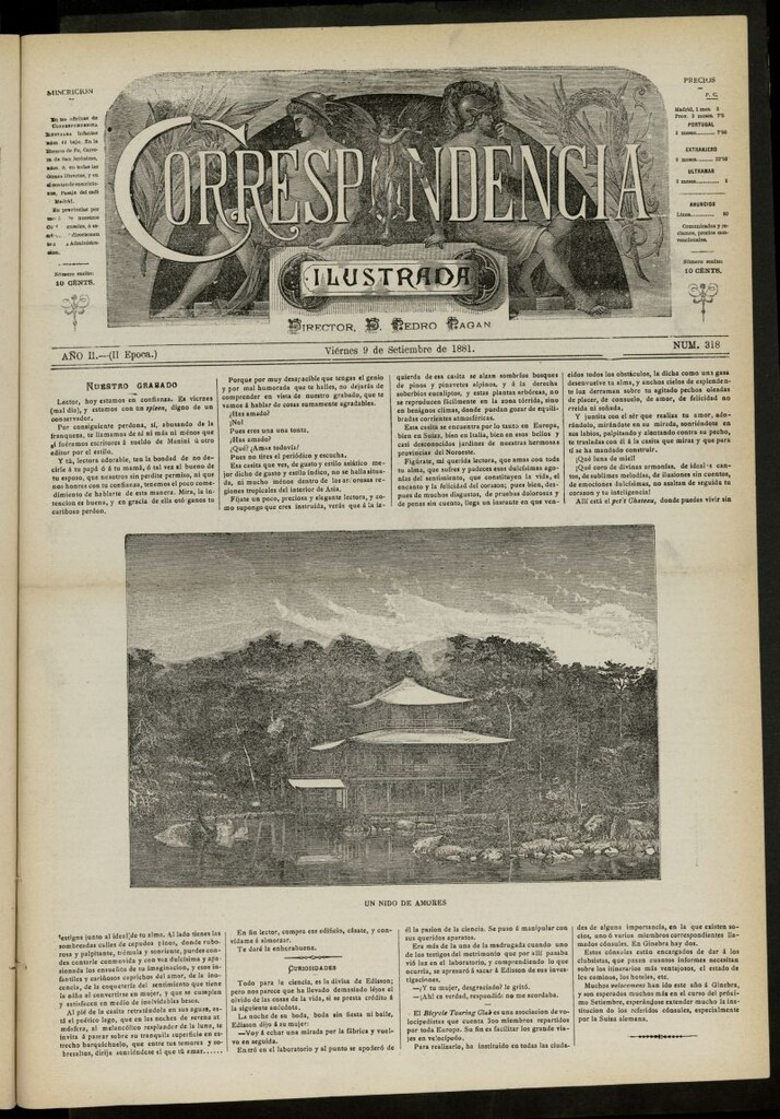 Miniatura de La Correspondencia Ilustrada del 9 de septiembre de 1881, nº 318