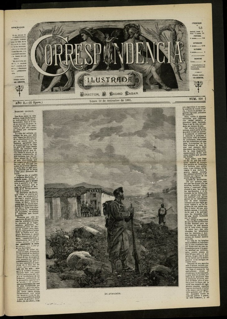 Miniatura de La Correspondencia Ilustrada del 12 de septiembre de 1881, nº 320