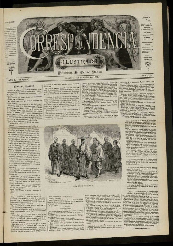 Miniatura de La Correspondencia Ilustrada del 17 de septiembre de 1881, nº 325