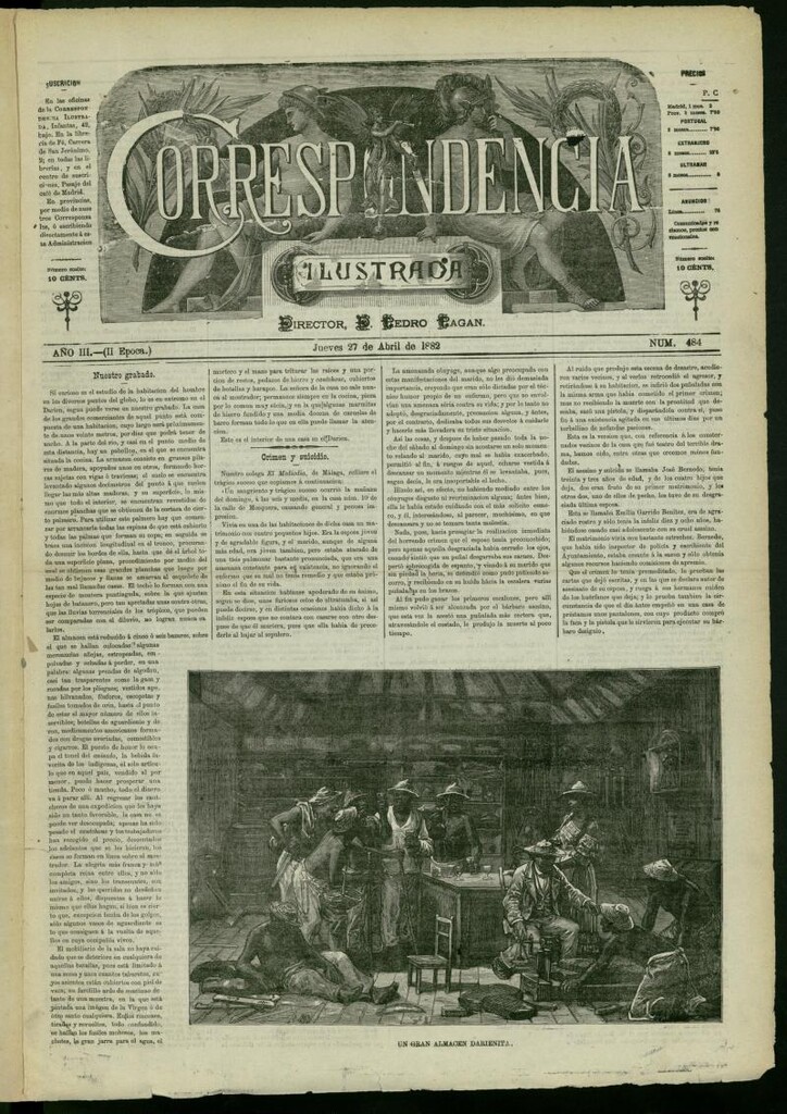 Miniatura de La Correspondencia Ilustrada del 27 de abril de 1882, nº 484