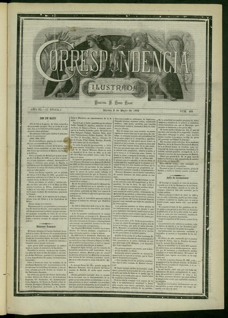 Miniatura de La Correspondencia Ilustrada del 2 de mayo de 1882, nº 488