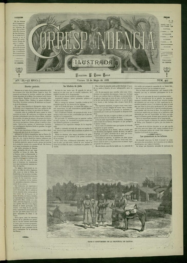 Miniatura de La Correspondencia Ilustrada del 12 de mayo de 1882, nº 497