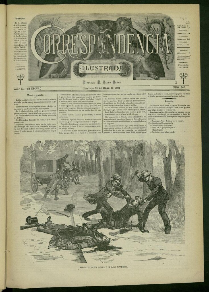 Miniatura de La Correspondencia Ilustrada del 21 de mayo de 1882, nº 505