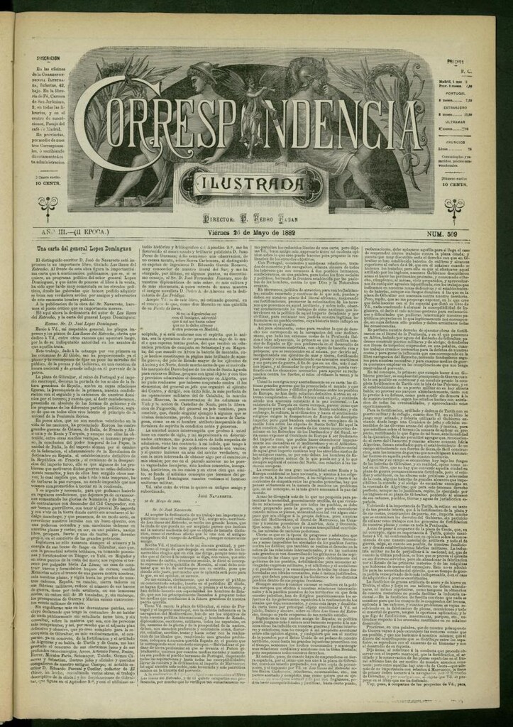 Miniatura de La Correspondencia Ilustrada del 26 de mayo de 1882, nº 509