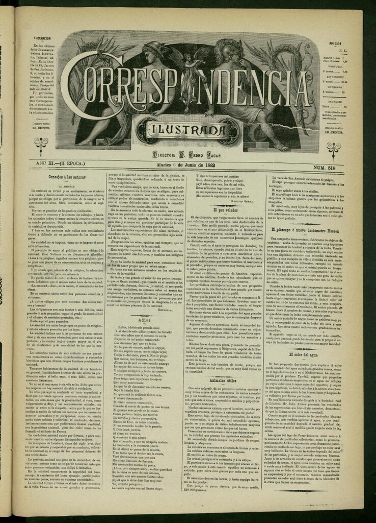 Miniatura de La Correspondencia Ilustrada del 6 de junio de 1882, nº 518