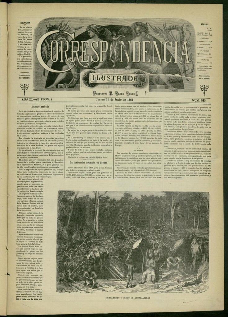 Miniatura de La Correspondencia Ilustrada del 15 de junio de 1882, nº 525