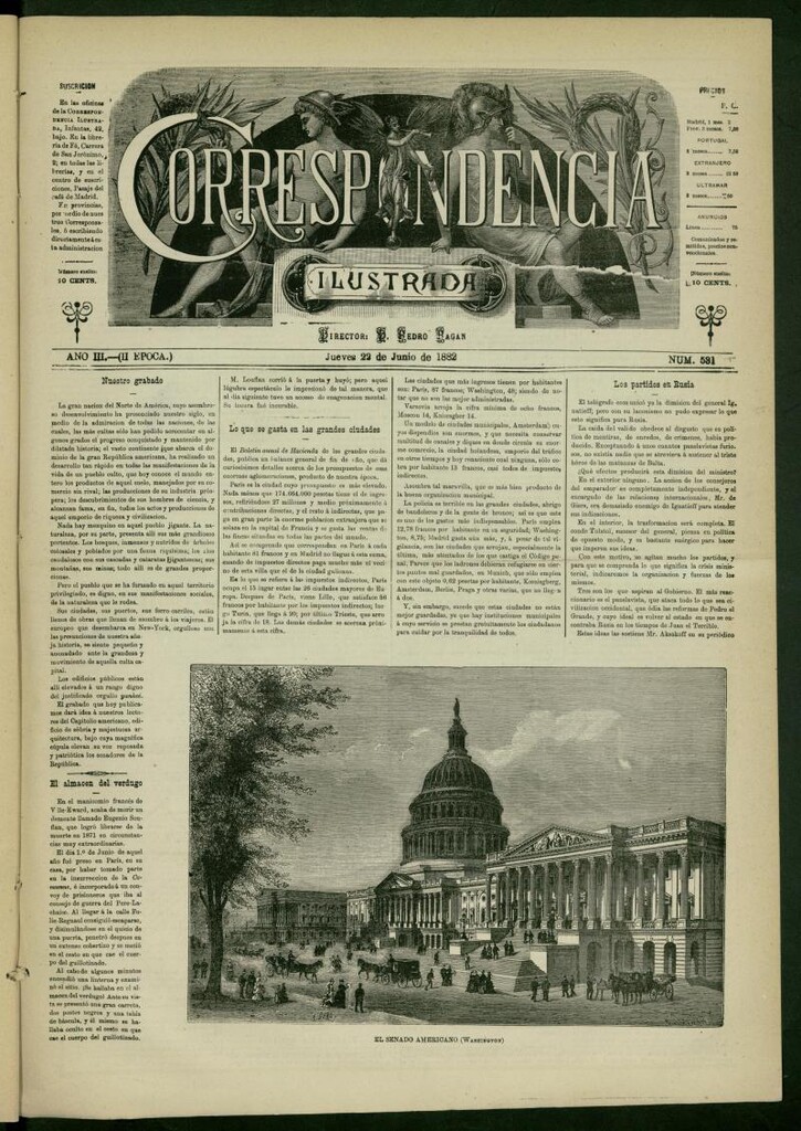 Miniatura de La Correspondencia Ilustrada del 22 de junio de 1882, nº 531