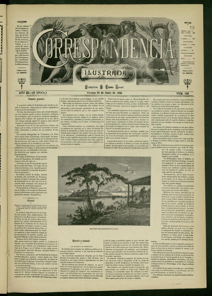 Miniatura de La Correspondencia Ilustrada del 23 de junio de 1882, nº 532