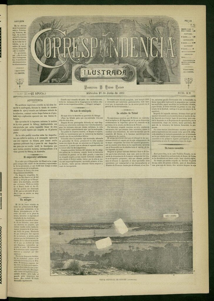 Miniatura de La Correspondencia Ilustrada del 28 de junio de 1882, nº 536