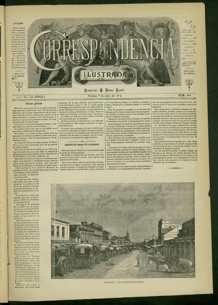 Miniatura de La Correspondencia Ilustrada del 7 de julio de 1882, nº 544