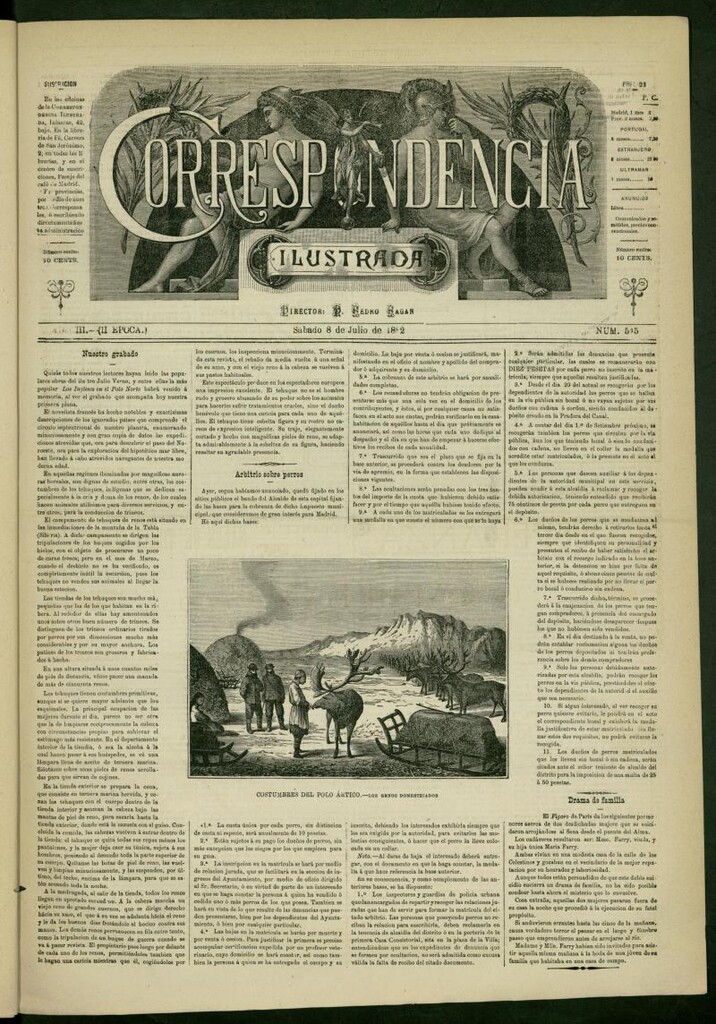 Miniatura de La Correspondencia Ilustrada del 8 de julio de 1882, nº 545