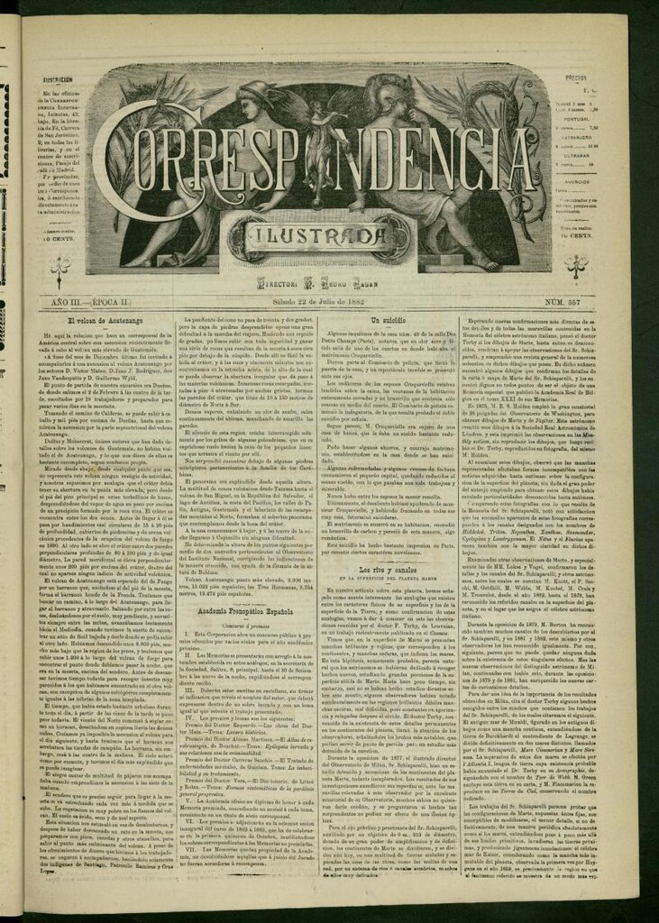 Miniatura de La Correspondencia Ilustrada del 22 de julio de 1882, nº 557