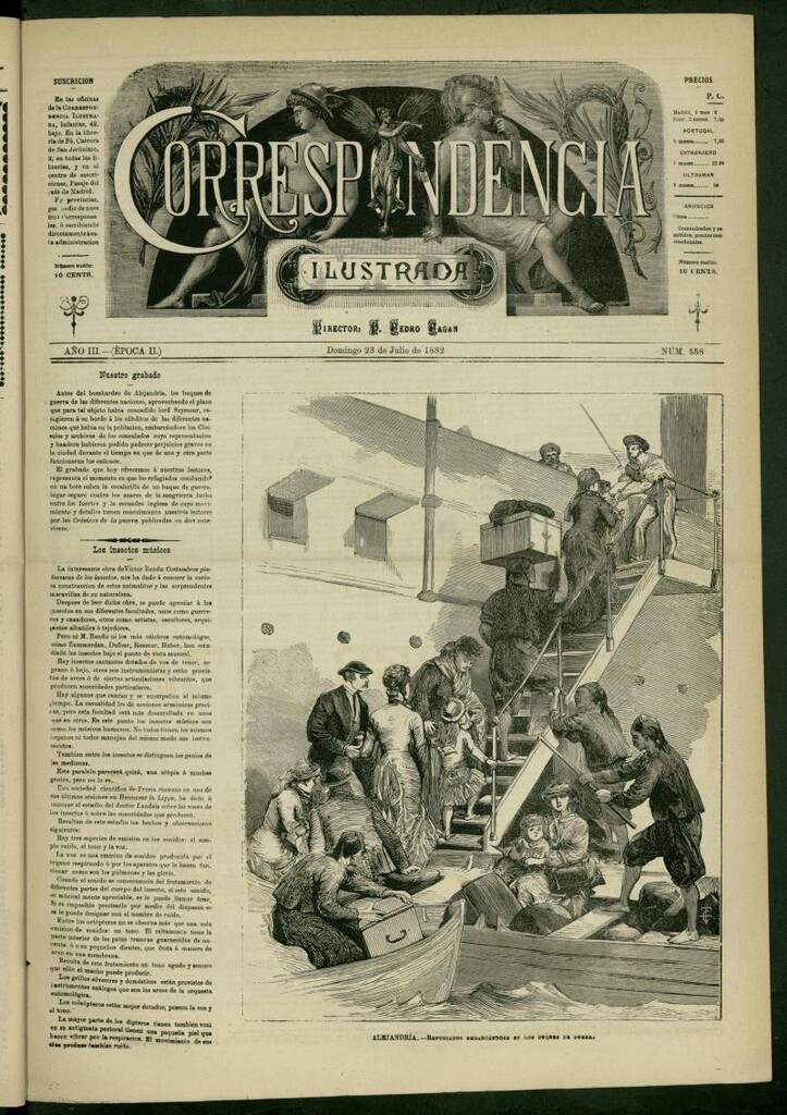 Miniatura de La Correspondencia Ilustrada del 23 de julio de 1882, nº 558
