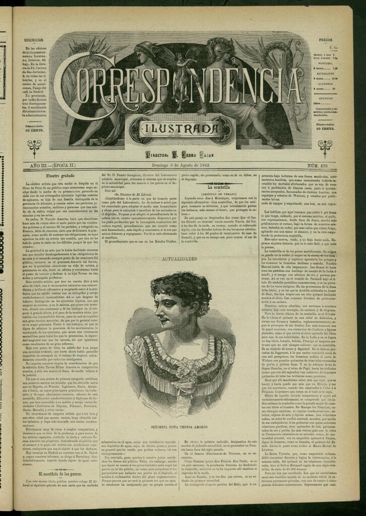 Miniatura de La Correspondencia Ilustrada del 6 de agosto de 1882, nº 570
