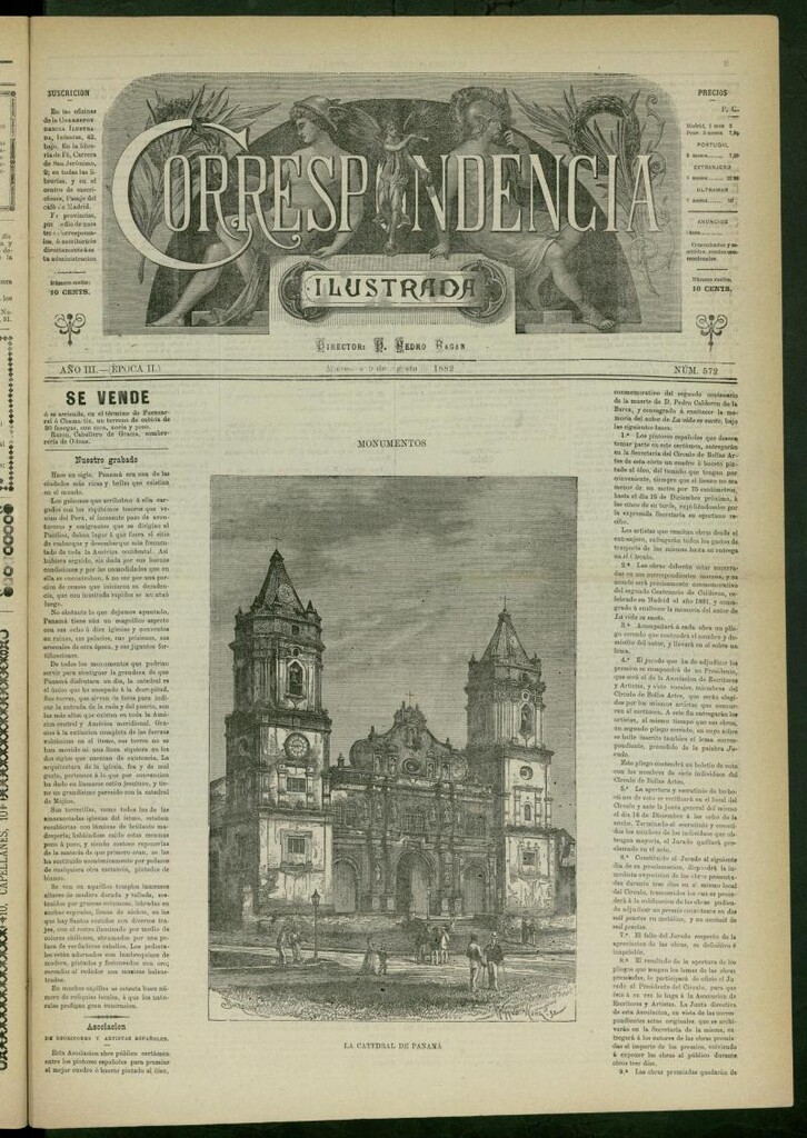 Miniatura de La Correspondencia Ilustrada del 9 de agosto de 1882, nº 572