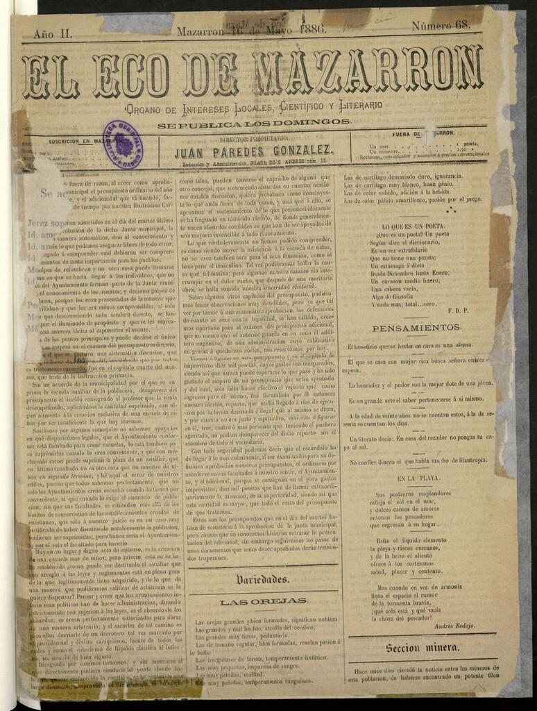 Miniatura de El Eco de Mazarrón